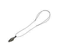 SAFIGLE Collier Pendentif Labradorite Naturelle pour Hommes et Femmes Accessoire Élégant et Créatif Pierre pour Anniversaire Fête
