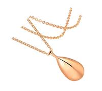 SAFIGLE Collier Pendentif Urne Funéraire en Acier Titane pour Femme, Diffuseur D'huiles Essentielles, Élégant et Classique, à Porter Autour Cou