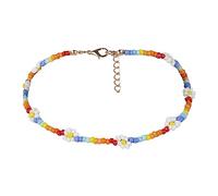 SAFIGLE Collier Ras Cou Femme Bohemian Coloré Perles Accessoire Élégant pour Plage et Confortable Ajoute Charme Compliments
