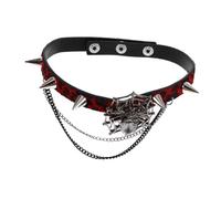 SAFIGLE Collier Ras Du Cou Gothique Araignée Collier Pendentif Chaîne Fantaisie Halloween Pour Femme Halloween Pendentif Fantôme Toile