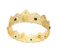 SAFIGLE Couronne Baroque Vintage Pour Homme Femme Anniversaire Style Médiéval Accessoires Cheveux Fête Royale Princesse