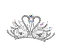SAFIGLE Couronne de Mariée Blanche Diadème Swan Élégant Accessoire et Durable pour Mariage Souvenir Parfait