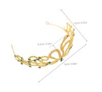 SAFIGLE Couronne Serpent à Étincelants Diadème Princesse Égyptienne Vintage pour Mariage Fête Danniversaire et Halloween Accessoire Reine pour Femmes et Demoiselles