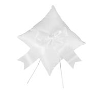 SAFIGLE Coussin pour Alliances De Mariage Élégant Support avec Nœud Conçu pour Protéger Alliances Pendant La Cérémonie