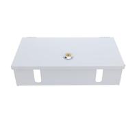 SAFIGLE Couvercle de Prise Verrouillable 86 Type Boîtier de Protection Étanche en Fer Blanc 60 MM 2 Positions Protection Anti-Pluie pour Prise Extérieure Sécurisée