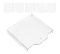 SAFIGLE Couverture Anti-feu dégagée Garde d'appel Manuel ABS Lot de 6 pièces Protection visuelle et compatibilité Large pour Manual Call Point et Fire Alarm Pull Station dans Les