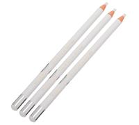 SAFIGLE Crayon Eyeliner Blanc 3 Pièces, Stylo à Soie Couché Surligneur, Imperméable Et Pratique Pour Maquillage Yeux Professionnel Ou Quotidien