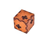 SAFIGLE Cube Bois Puzzle Intelligent Luban Lock Jouet Éducatif pour Adultes Casse-tête Défiant pour Détente Et Créativité pour Maison Et Fête