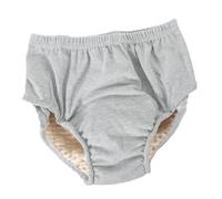 SAFIGLE Culotte Incontinence Adulte Coton Lavable Slip Anti-fuite pour Femmes et Hommes Protection Post-accouchement Gris Confortable et Absorbant