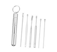 SAFIGLE Curette Oreille Inoxydable Set Outils De Nettoyage Pour Retirer Le Cérumen Outil De Soin Domestique Pour Oreilles