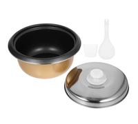 SAFIGLE Cuve Intérieure avec Couvercle pour Cuiseur à Riz Électrique Revêtement Antiadhésif Épaissi Remplacement Compatible Multi-marques Facile à Nettoyer