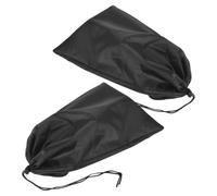 SAFIGLE de rangement pour cannes de marche, lot de 2, étui portable en nylon noir avec cordon, pour sorties et usage extérieur, 30 x 18 cm, pour seniors actifs