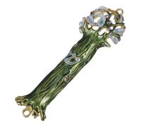 SAFIGLE Décoration Mezuzah Métal Vintage pour Porte Entrée Ornement Judaïque Bénédiction Maison Symbole Foi Juive Élégant et Artistique