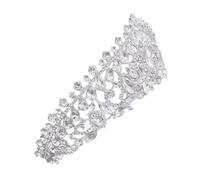 SAFIGLE Diadème de Mariée Cristal Couronne de Mariée pour Diverses Occasions Diadème Décoratif Léger et Confortable