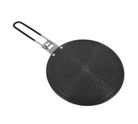 SAFIGLE Diffuseur de Chaleur en Aluminium Poignée Pliable 28 Cm X 4 Mm, Plaque Chauffante Antidérapante pour Cuisinière à Gaz, Accessoire la Cuisine Polyvalent pour Décongélation