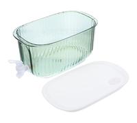 SAFIGLE Distributeur de Boissons Fraîches Portable avec Robinet Récipient à Jus Capacité Importante pour Fêtes et Usage Domestique Conteneur Étanche pour Jus de Fruits et Eau Vert