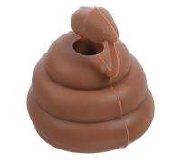 SAFIGLE Distributeur De Dentifrice Amovible Silicone Capuchon Anti-poussière Forme De Poop Squeezer Pratique Pour Tube De Dentifrice Pour Usage Quotidien