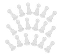 SAFIGLE Embouts D'oreilles 50pcs en Silicone Transparents Ajustement Sécurisé Coussinets de Sécurité Arrière Usage Polyvalent pour Boucles D'oreilles pour Fêtes et Mariages