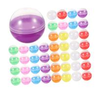 SAFIGLE En Plastique Semi-transparentes 45 Mm 80 Pcs, Boules à Remplir Pour Distributeur Automatique, Contenants Ronds Pour Fêtes Et Diy, Vides Pour Bonbons Et Jouets, Utilisation Polyvalente Créative