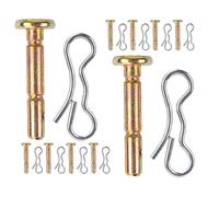 SAFIGLE Ensemble De 12 Jeu de Goupilles de Cisaillement en Acier Inoxydable pour Souffleuse à Neige, Accessoires Résistants aux Intempéries, Compatibles Lames et Vis sans Fin