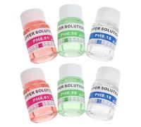 SAFIGLE Ensemble de solutions tampons pH 6 unités 4.01/6.86/9.18 ABS, calibration rapide pour digital pH meters, adapté aux débutants en hydroponie