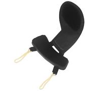 SAFIGLE Épaulière pour Violon 3/4-4/4 en Cuir Noir Confortable et Facile à Installer, Coussinet Épaule et Mentonnière pour Débutants et Professionnels