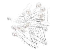 SAFIGLE Épingles à Cheveux En Perles De Mariage 18 Pièces u En Argenté Accessoires De Coiffure Élégants Pour Femmes Et Demoiselles D'honneur Faciles à Utiliser Mariages Fêtes