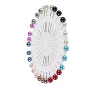 SAFIGLE Épingles à Hijab En Perles 8 Mm Lot De 30 Pour Femmes, Accessoires Hijab Perles Blanches, Épingles Droites Pour Foulards, Mariage Et Occasions Spéciales, Usage Quotidien