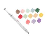 SAFIGLE Éponges Pour Nail Art Avec Pince Métallique Et Blocs Mini Remplaçables Pour Effets Dégradés Blush Usage Salon Manucure