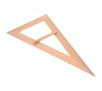 SAFIGLE Équerre Triangle Outil de Mesure en Bois 20.47In Poignée pour Activités Pédagogiques en t Atelier Réutilisable