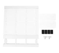 SAFIGLE Étagère à Tension Réglable pour Placard 30-40 Cm X 24 Cm, Séparateur Extensible en Plastique et Acier au Carbone, Organiseur de Rangement Polyvalent pour Armoire et Dressing