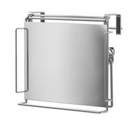 SAFIGLE Étagère Suspendue en Acier Inoxydable Argentée pour Armoire Cuisine et Salle de Bain, Pliable, Anti-âge, Rangement Suspendu Pratique pour Optimiser l'espace