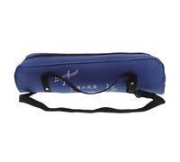 SAFIGLE Étui Portable pour Mélodica 32 Touches en Toile Bleue Épaisse Housse de Rangement Multifonctionnelle avec Compartiments pour Harmonica et Accessoires Paquet de Transport Léger