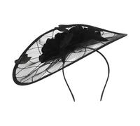 SAFIGLE Fascinators pour soirée thé : -tête pour femme avec plumes et maille pour cocktail de mariage - coiffure de soirée pour filles - accessoires pour cheveux