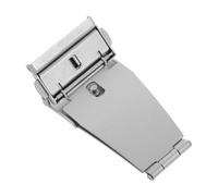 SAFIGLE Fermoir de Montre Boucle à Double Poussoir, en Acier Inoxydable | Finition Polie, Style Moderne et Élégant, pour Montres-bracelets au Quotidien et Occasions Formelles
