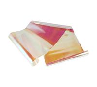 SAFIGLE Film de Correction Couleur Transparent Pet pour Éclairage Photo Filtre Gélatine Lumière Stroboscopique Film Coloré Découpable pour Ambiance Coucher de Soleil