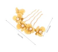 SAFIGLE Floral Hair Comb Jade Élégant Accessoire de Cheveux Mariages Fêtes et Usage Peigne Latéral à Fleurs Style Chinois Traditionnel
