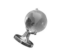 SAFIGLE Globe de Bureau en Cristal Mini Ornement Décoratif Géographique Base Stable Présent Mariage et Fête Objet Décoratif Compact et Créatif pour Bureau et Maison