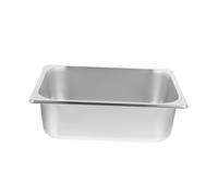 SAFIGLE Grand Bac Inox Alimentaire Gn pour Buffet Léger et Surface Lisse Compatible Lave-vaisselle Coin Arrondi Sécurisé pour Cuisine Professionnelle et Extérieure