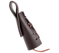 SAFIGLE Grenouille de Renaissance en PU Marron pour Épée, Port Ceinture | Lames Katana et Factices, Usage Théâtre, Cosplay et Scènes Filmées, Style Médiéval