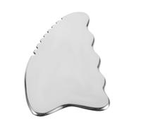 SAFIGLE Gua Sha Acier Inoxydable Outil de Massage Facial Portable 1 Pièce Massage Musculaire Soin Peau Relaxation Corps et Hommes
