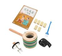 SAFIGLE Handheld Smokeless Moxibustion Box Complete Wooden Moxa Kit for Full-body Care and Relaxation Portable Moxibustion Supplies for Home and Travel