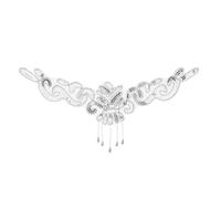 SAFIGLE Headpiece Pour Danse Bijou De Front Sequins Accessoire De Cheveux Pour Performances Élégant Et Brillant Pour Danseurs Et Spectacles