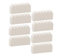SAFIGLE Houppettes à Maquillage Jetables 100 Pcs Petites 5 Côtés En Latex Synthétique Beige Mini Outil Maquillage Visage Poudre Cosmétique Application Précise