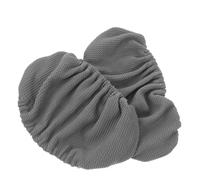 SAFIGLE Housse D’accoudoir De Chaise De Bureau 2 Pcs Gris Taille Épaisse Extensible en Polyester pour Soulager La Pression Bureau Maison Confortable