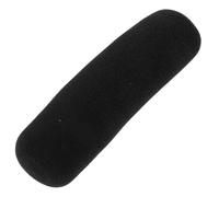 SAFIGLE Housse de Microphone Portable en Mousse Épaisse 12x2,1 Cm, Protection Anti-vent Noire, du Bruit pour Interview, Compatible Microphones à Main, Accessoire Indispensable Scène