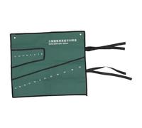 SAFIGLE Housse de Rangement pour Clés à Molette Toile Canvas Résistante et Anti-salissures Pochette à Outils Enroulable Pratique pour Artisan et Bricoleur Organisateur Couleur Aléatoire