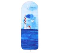 SAFIGLE Housse de Table à Repasser Motif Océan Tissu Résistant Aux Taches Protection pour Planche à Repasser Couverture Élégante avec Impression Numérique Oiseau Marin