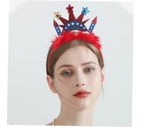 SAFIGLE Independence Day Headband With Statue Of Liberty Crown Patriotic Hair Hoop For July Party And Lightweight Headdress For Usa Celebrations
