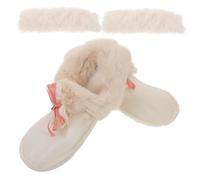 SAFIGLE Jambières Blanches Pour Bottes De Femmes Doublures De Pantoufles D'Hiver Semelles Intérieures Chaudes Inserts De Bottes D'Hiver Semelles Intérieures De Remplacement